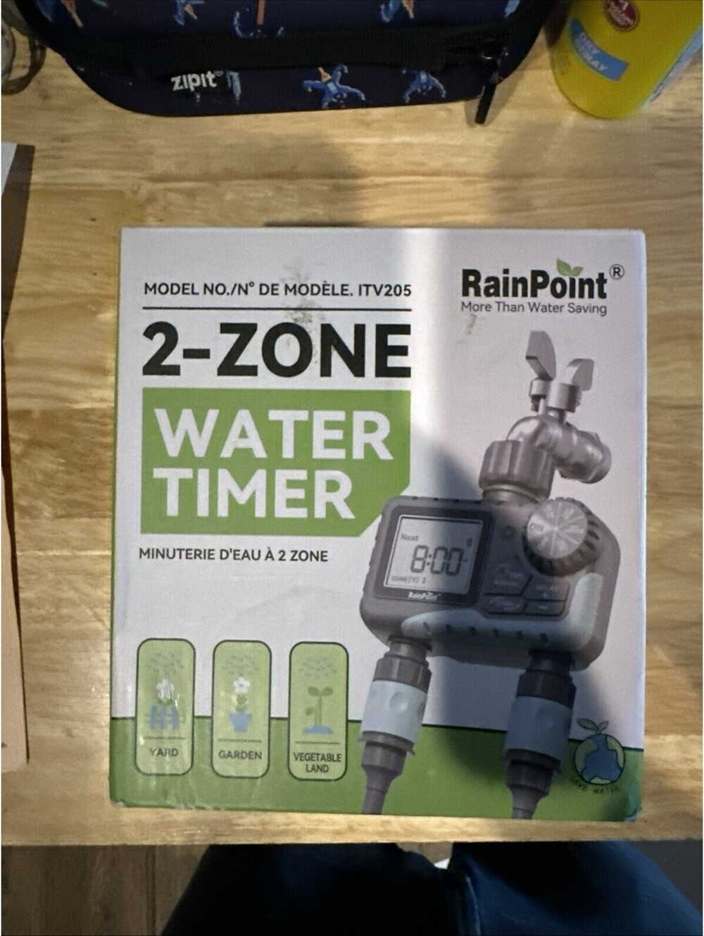 RainPoint Programmable 2 Zone Water Timer - Model Number ITV205